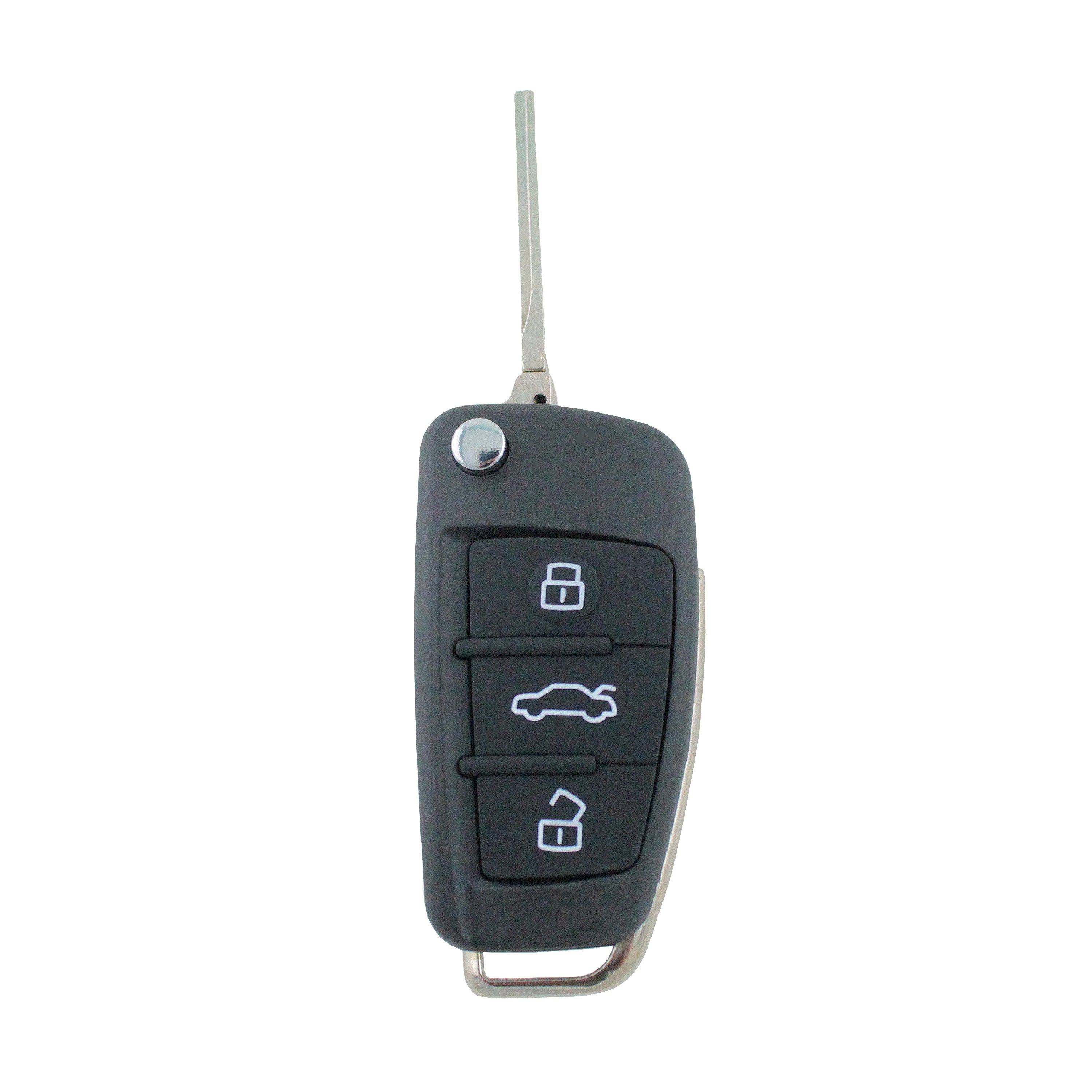 To Suit Audi 3 Button Flip Uncut Key