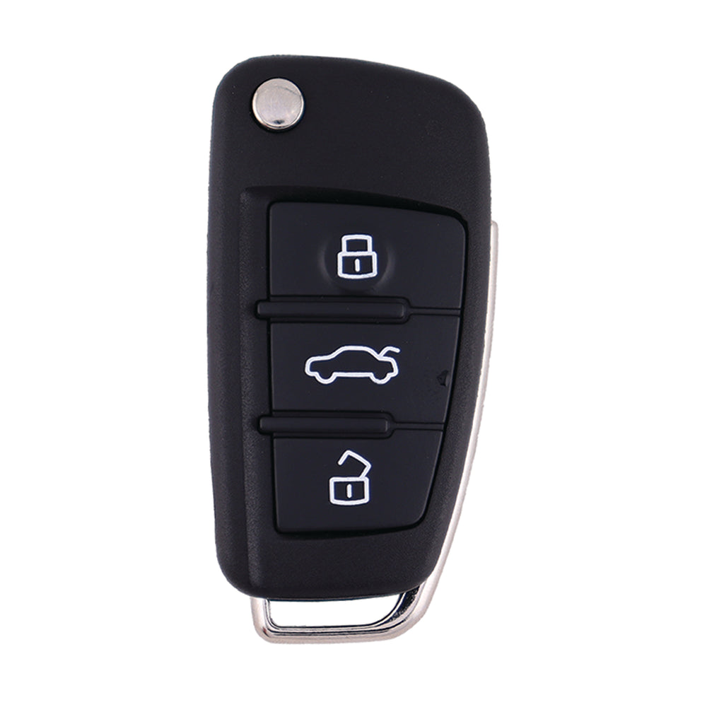 To Suit Audi 3 Button Flip Uncut Key