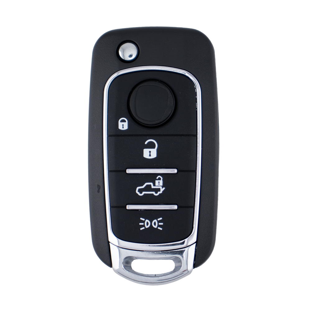 To Suit Fiat 4 Button Flip Key Remote Case/Shell/Blank 500X TIPO