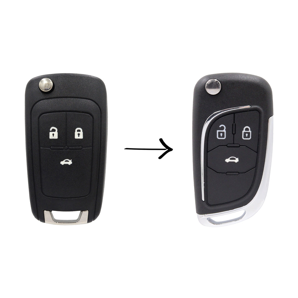 3 Button Replacement Shell To Suit Holden HU100