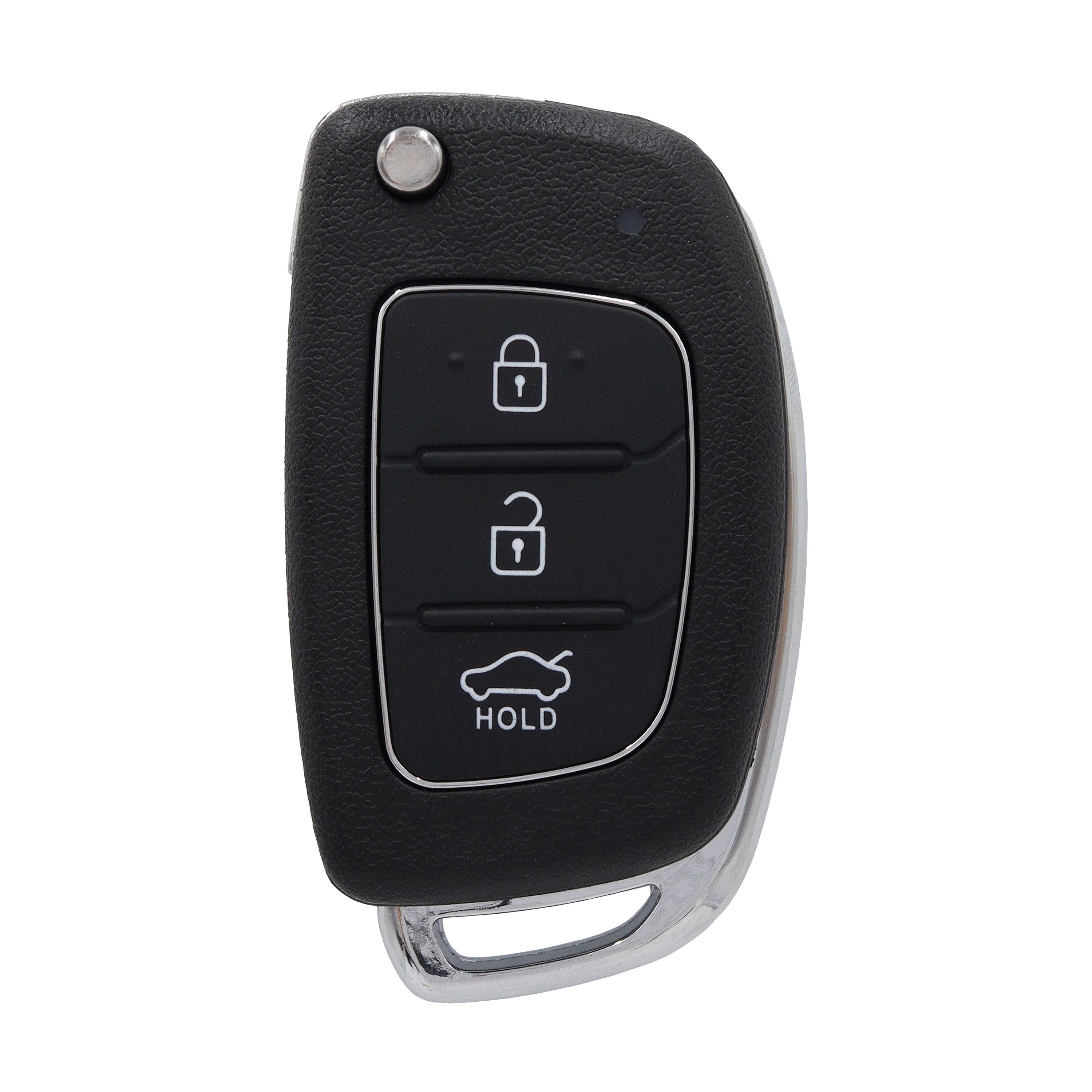 To Suit Hyundai Santa Fe/Elantra i20 iX45 3 Button Flip Key Remote Case/Shell
