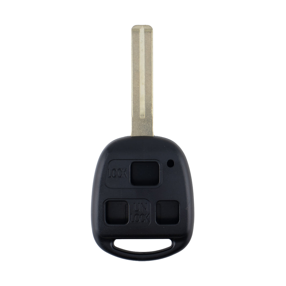 To Suit Lexus Remote Car 40mm Key 3 Button Shell/Case/Enclosure IS200 GS300 RX300 LS400