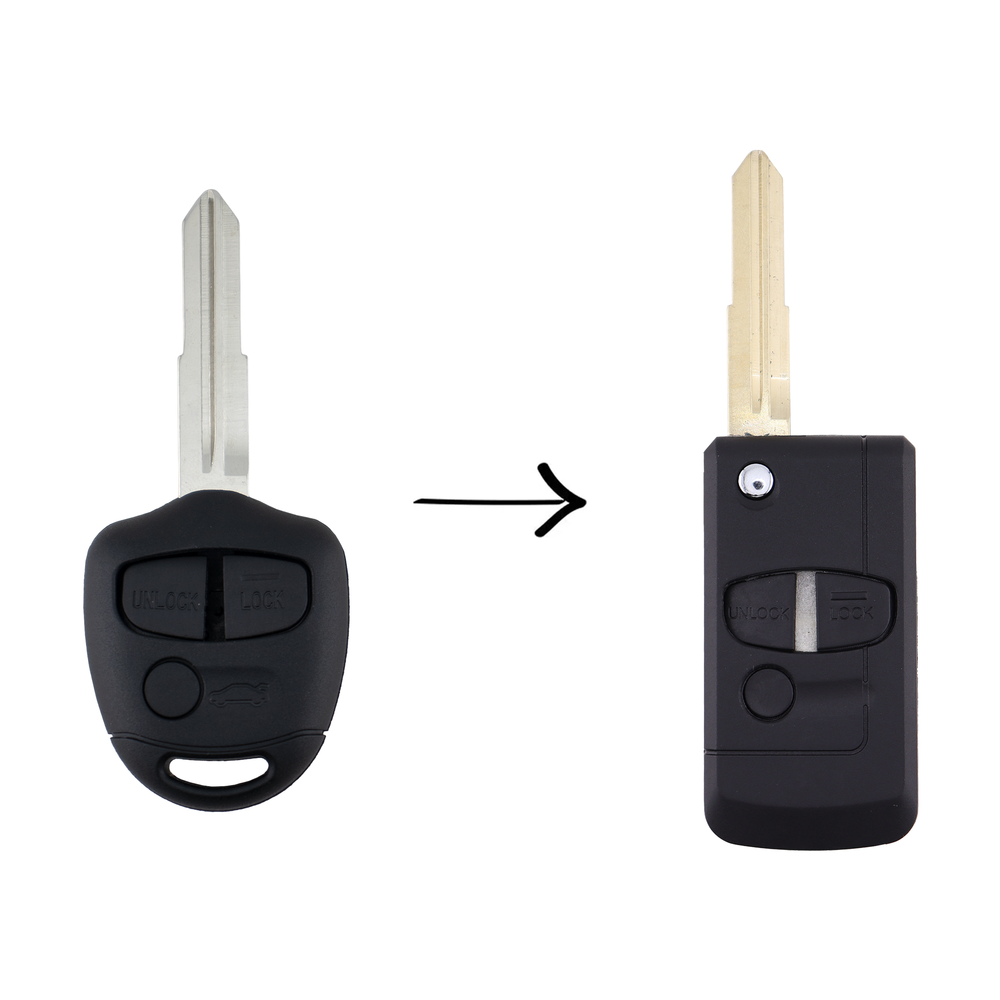 To Suit Mitsubishi Lancer CJ Remote Flip Key Blank