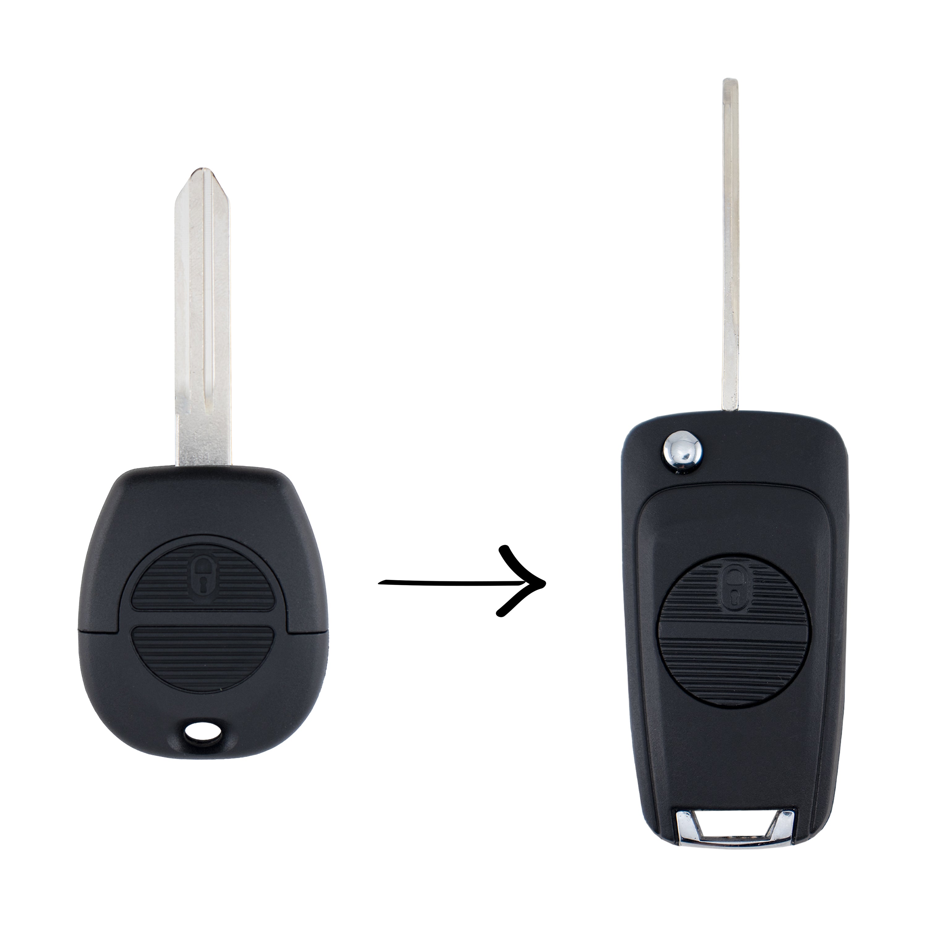 To Suit Nissan Flip N16E Pulsar Patrol Remote Key Blank Replacement Shell/Case/Enclosure