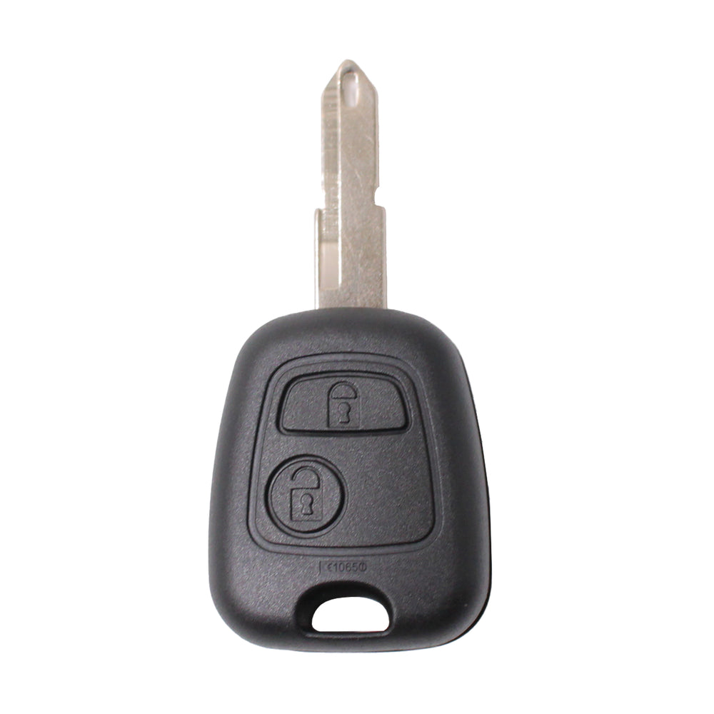 2 Button Key Case/Shell/ To Suit Peugeot