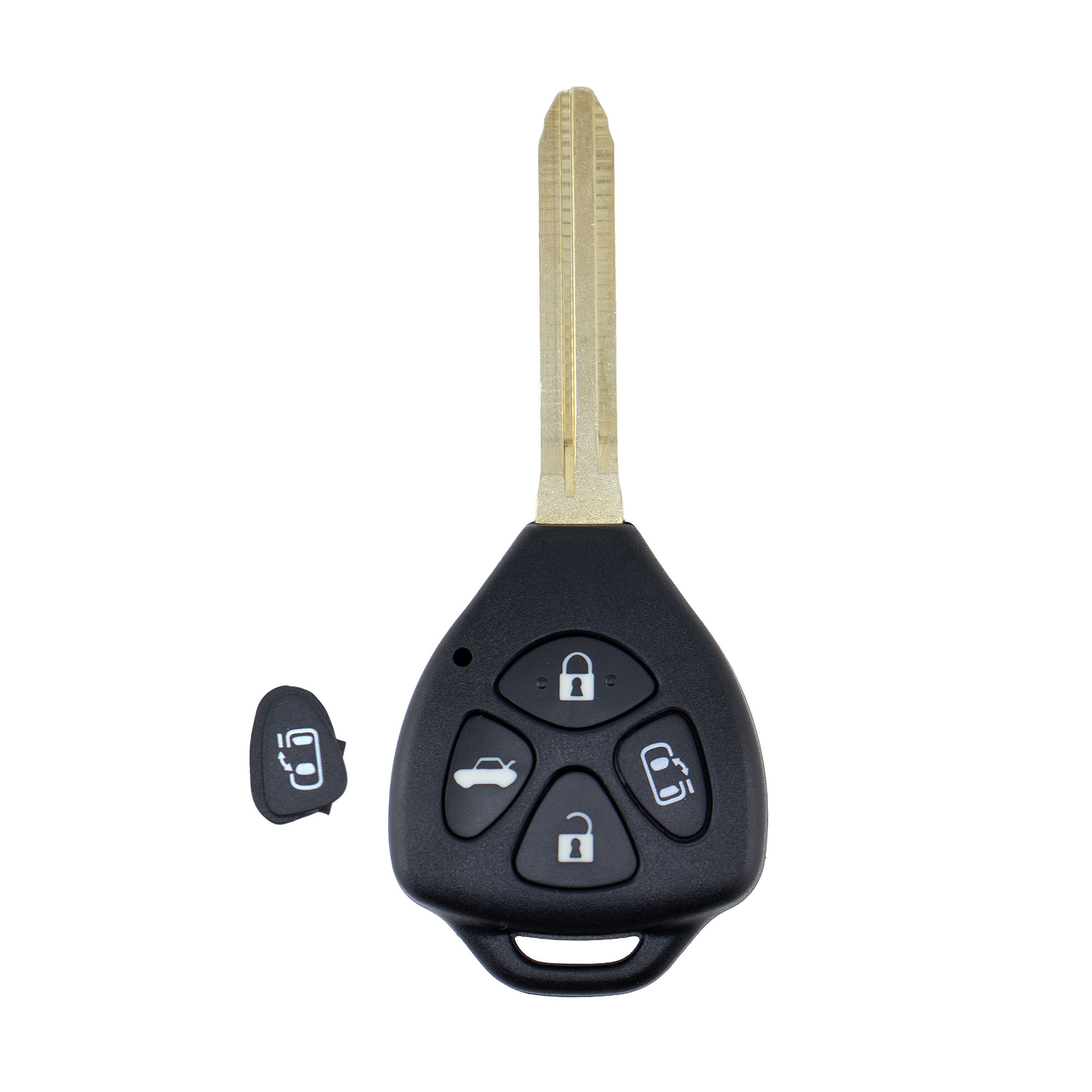 4 Button Uncut Key To Suit Toyota