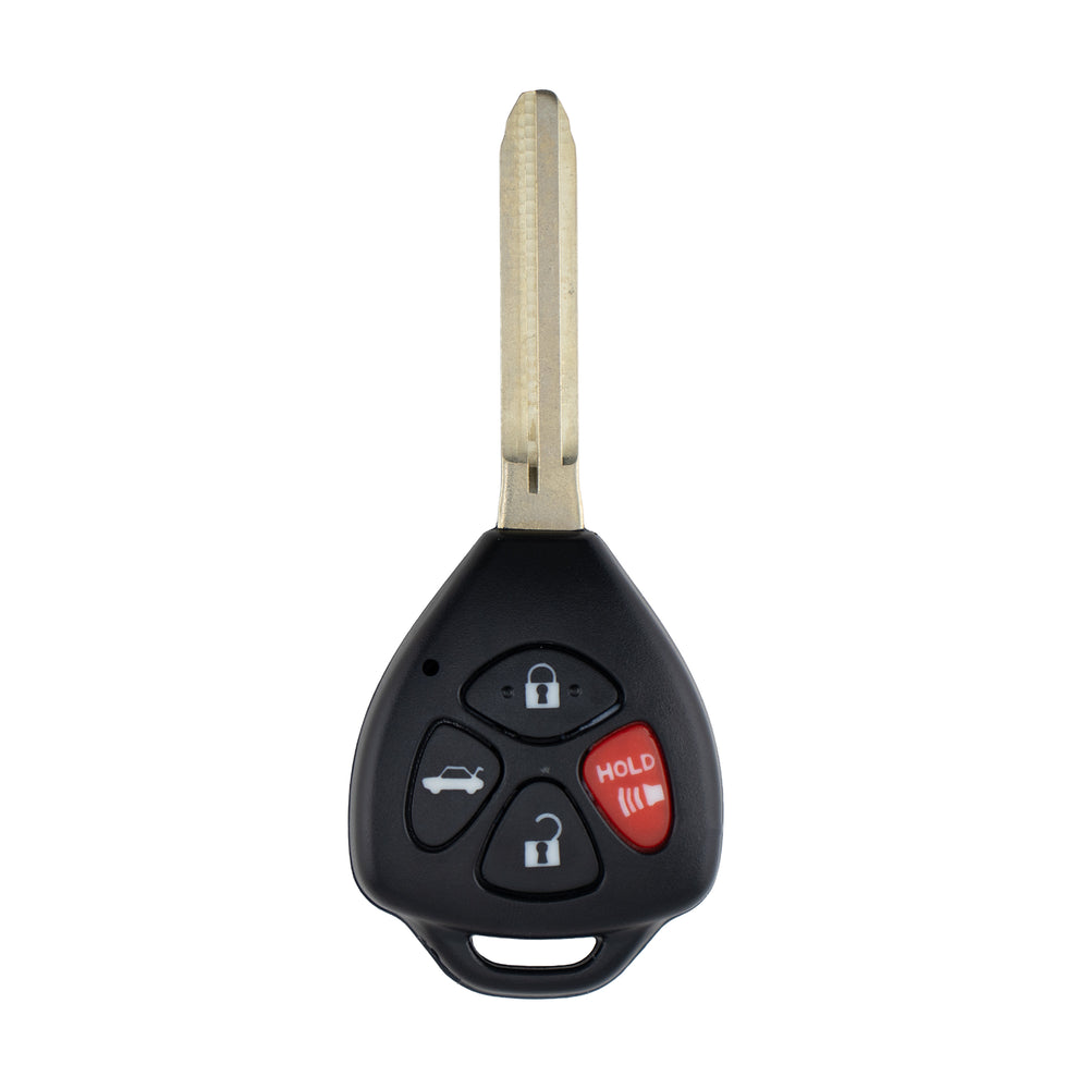 Remote Car Key Blank 4 Button Replacement Shell/Case/Enclosure To Suit Toyota Atara S