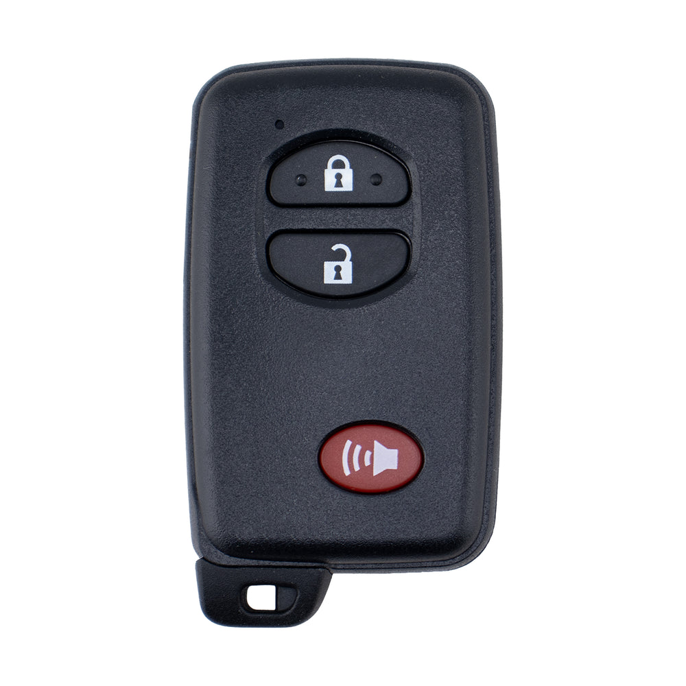 3 Button Black Remote/Key Fob To Suit Toyota