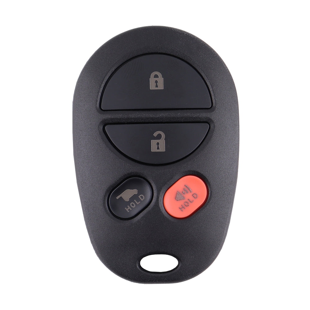 Remote Car Key 4 Button Replacement Shell/Case/Enclosure To Suit Toyota Kluger Aurion