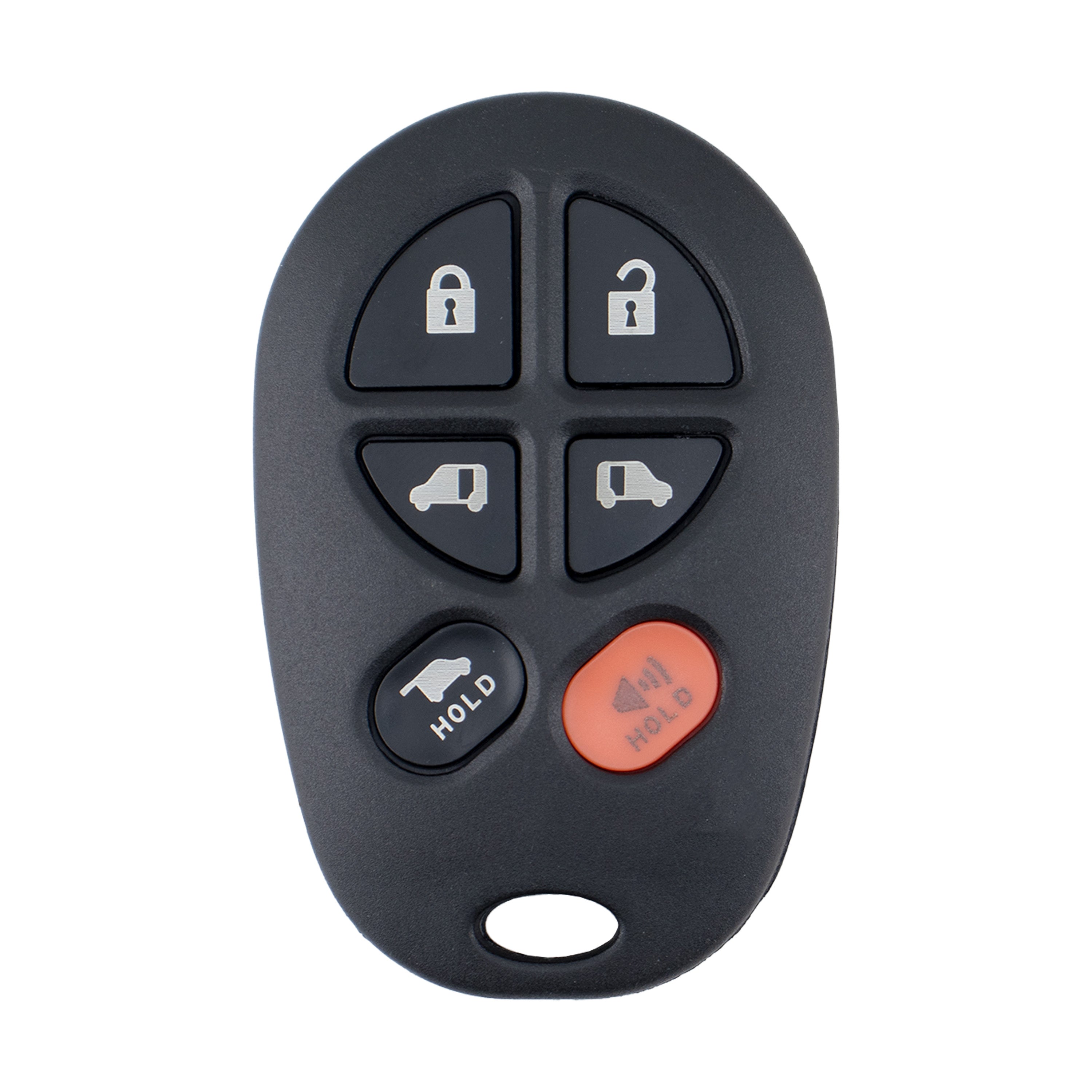 Remote Car Key 6 Button Replacement Shell/Case/Enclosure To Suit Toyota Kluger Aurion
