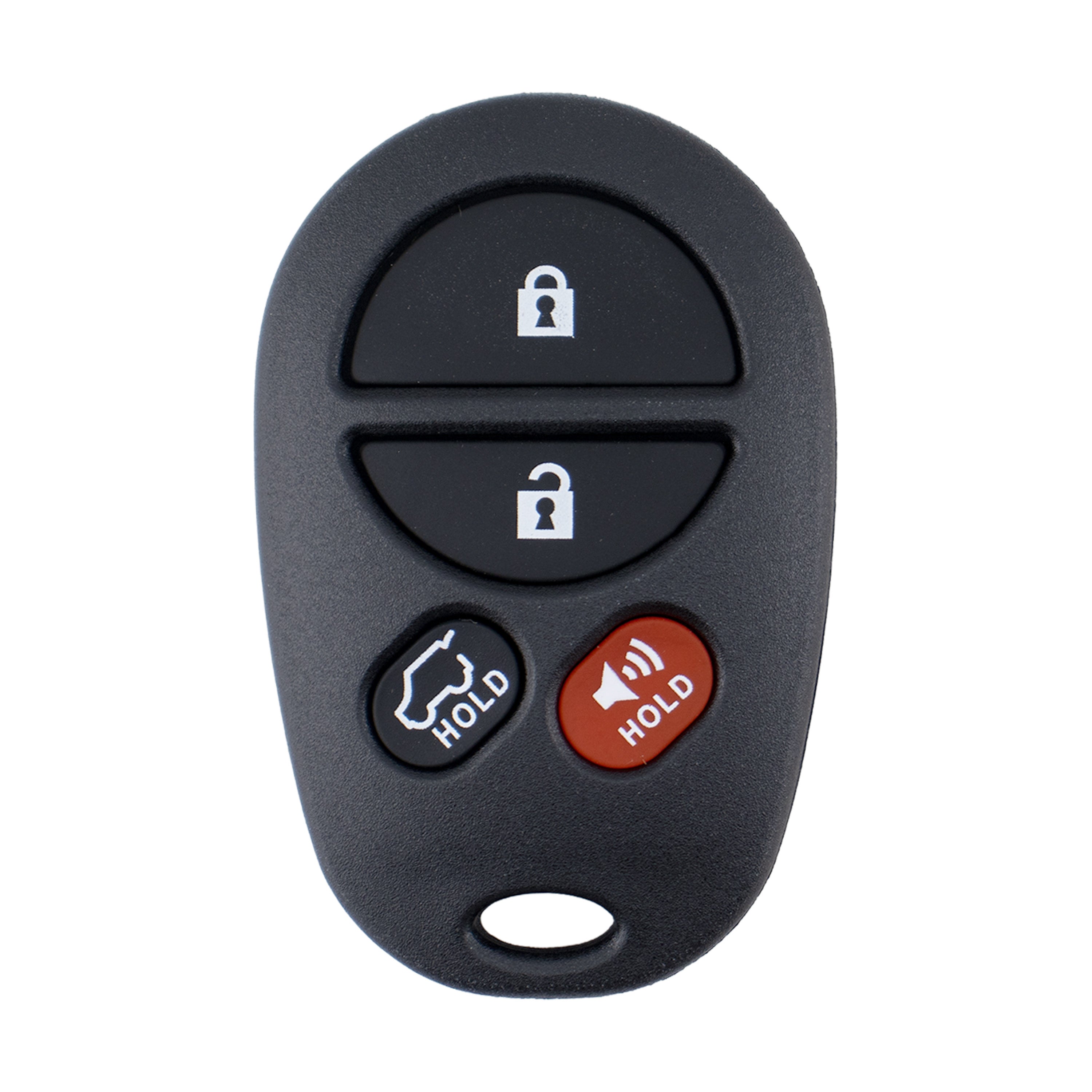 4 Button Car Key Replacement Case/Shell To Suit Toyota Kluger Aurion