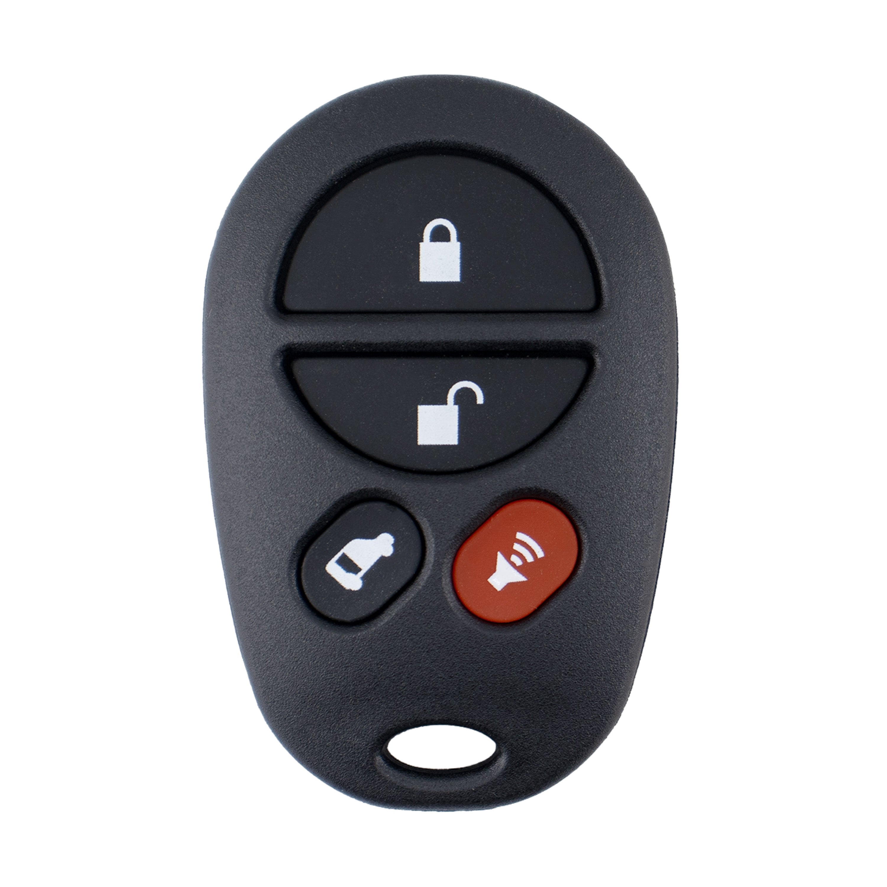 4 Button Car Key Replacement Shell/Case To Suit Toyota Kluger Aurion