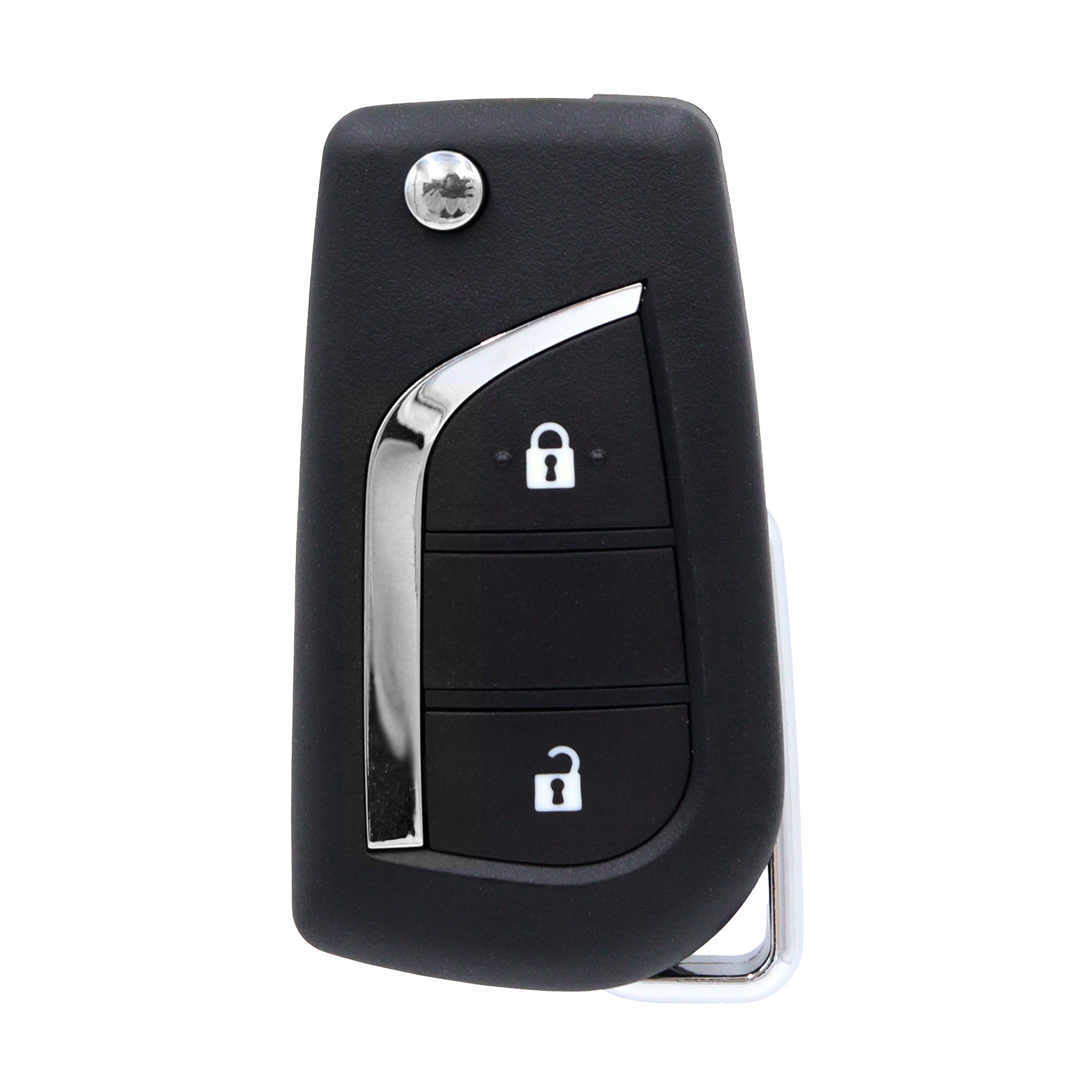 Remote Car Flip Key Blank 2 Button Shell/Case/Enclosure To Suit Toyota Corolla