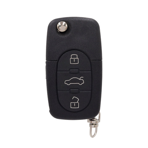 3 Button Key Shell with 2032 battery clip To Suit Volkswagen Bora, Golf, Passat