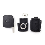 3 Button Key Shell with 2032 battery clip To Suit Volkswagen Bora, Golf, Passat