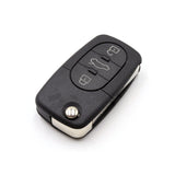 3 Button Key Shell with 2032 battery clip To Suit Volkswagen Bora, Golf, Passat