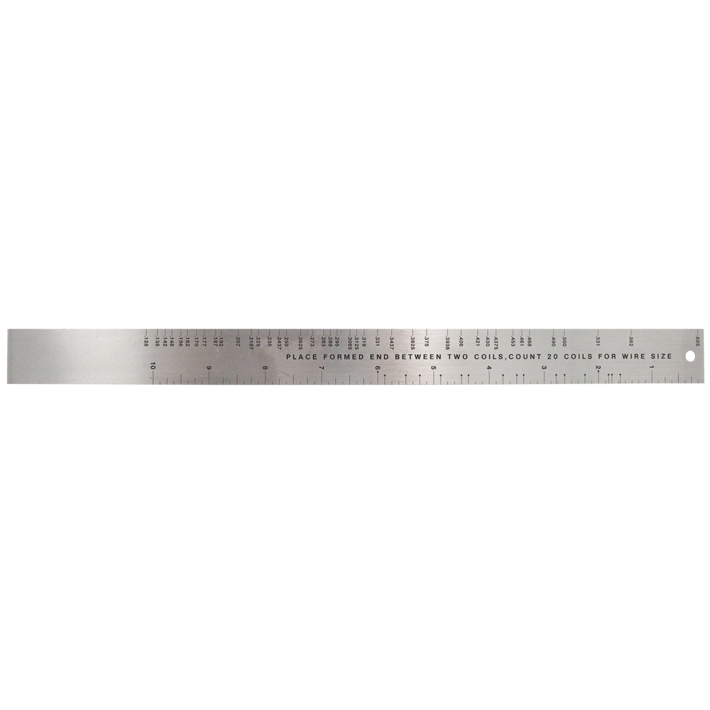 Spring Wire Gauge Ruler