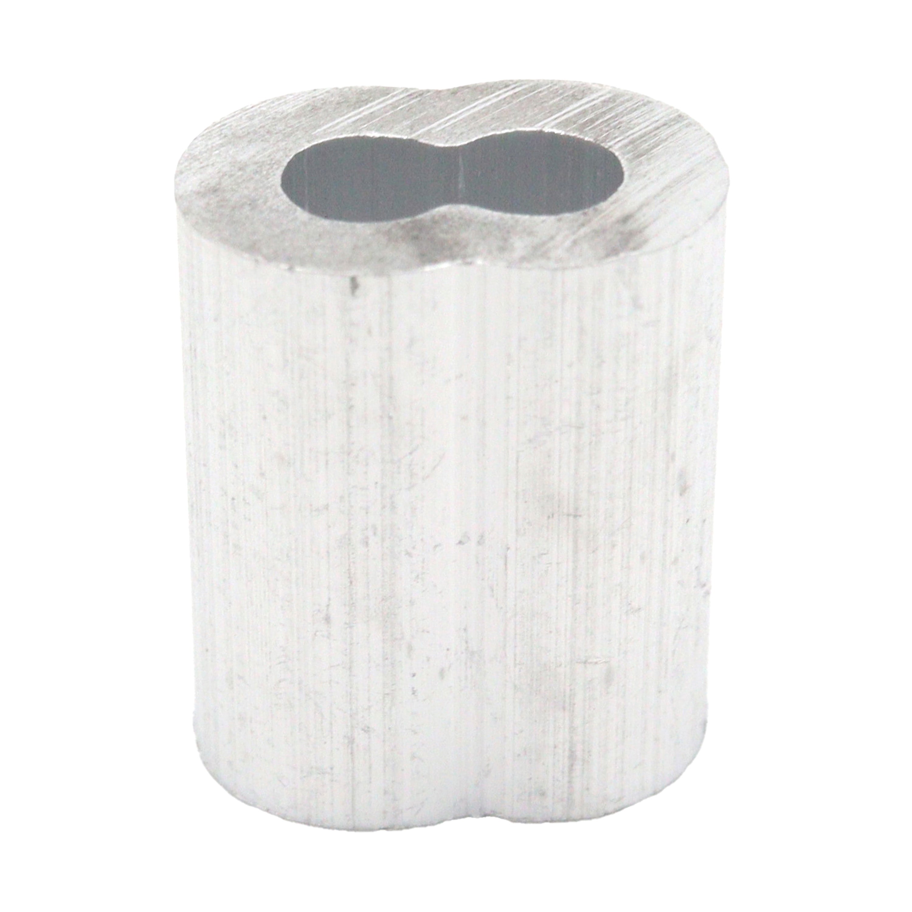 Swage/Ferrule Sleeve 3.0mm Hourglass Aluminium - 100 Pack | Remote Pro