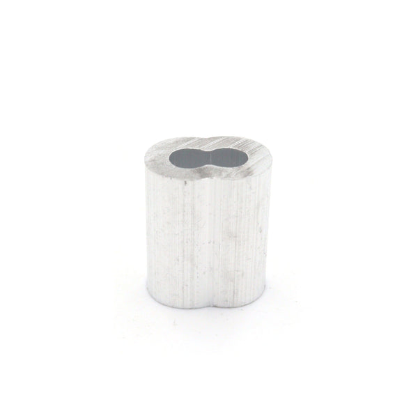 Swage/Ferrule Sleeve 3.0mm Hourglass Aluminium - 100 Pack