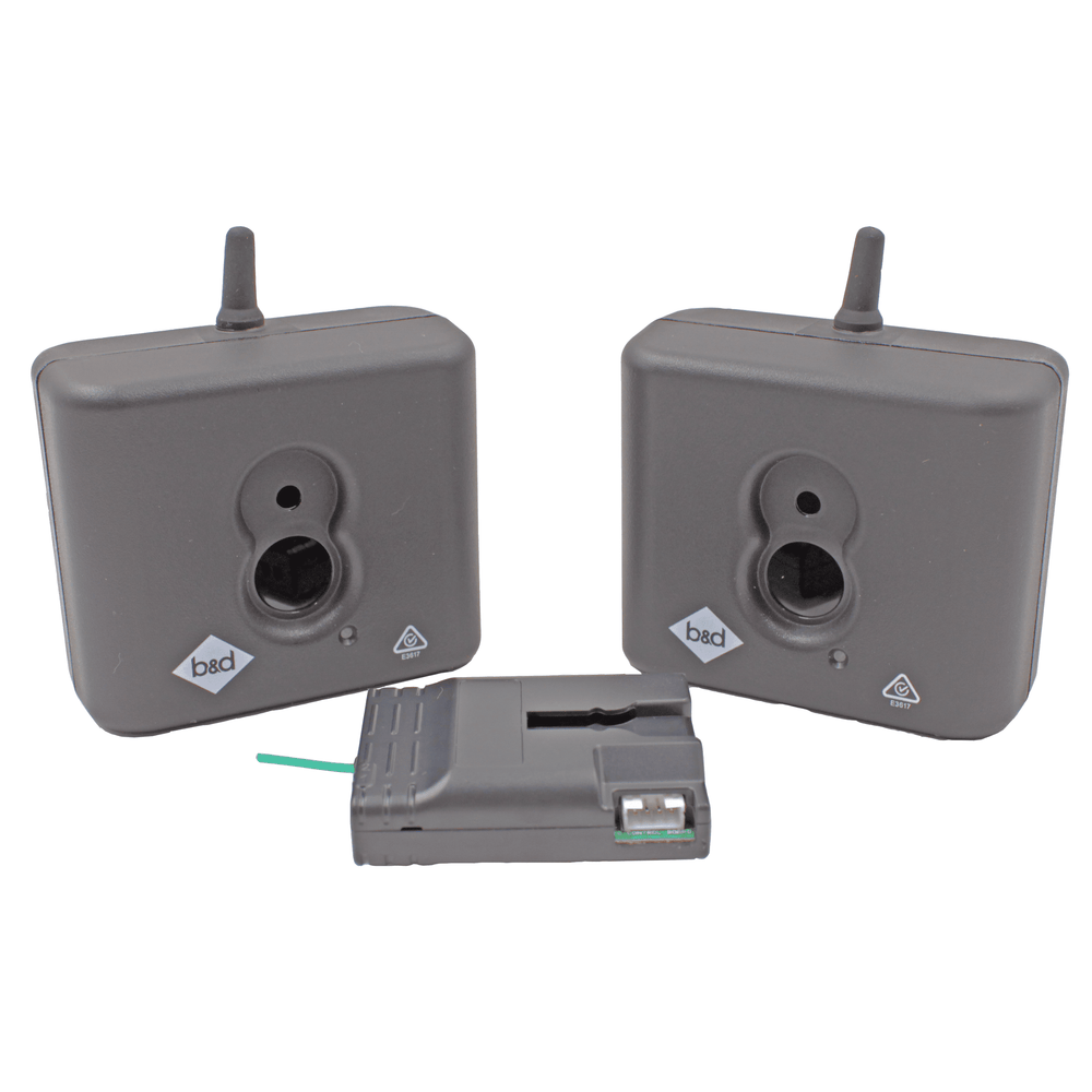 Garage & Gate > Accessory > Safety Beam - B&D WPE-3v2 Wireless PE Beam Kit