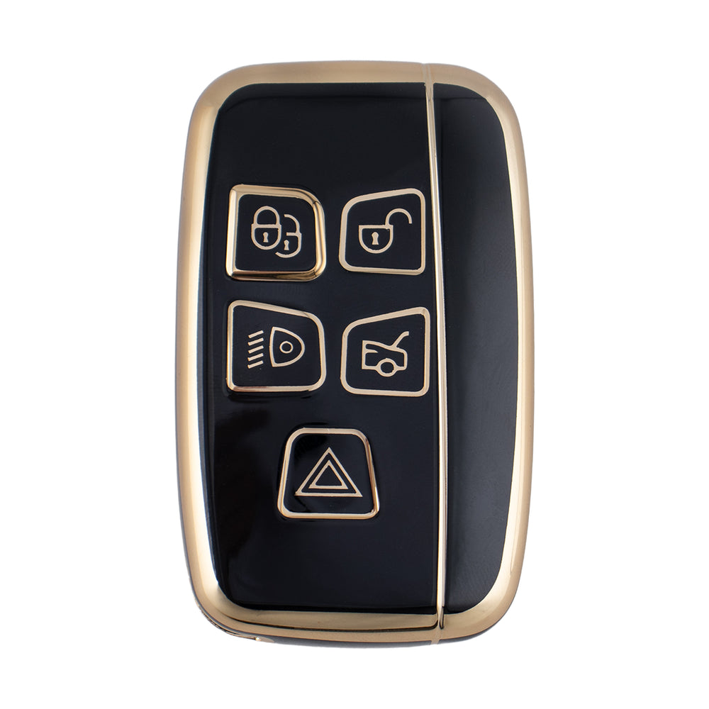 5 Button Black Car Key Cover To Suit Land Rover