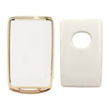 2 Button White Car Key Cover To Suit Mazda CX Series