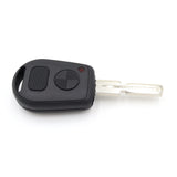 To Suit BMW 2 Button Key Remote Case/Shell/Blank 3-5-7 SERIES X3 X5 Z4 E38 E39 E46 M5 M3