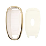 4 Button White Car Key Cover To Suit Hyundai i30