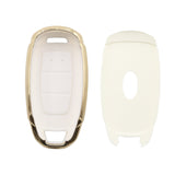 3 Button White Car Key Cover To Suit Hyundai i30