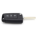 Replacement Blank Car Key/Case/Shell/To Suit Volkswagen