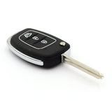 To Suit Hyundai HYN14R 3 Button Flip Key Remote Case/Shell