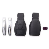 2 Button Car Key Replacement Shell To Suit Mercedes Benz 1997-2014