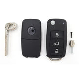 To Suit Volkswagen Beetle Golf GTI Polo Jetta Passat 3 Button Uncut Key