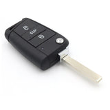 Replacement Blank Car Key/Case/Shell/To Suit Volkswagen