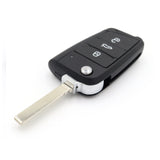 Replacement Blank Car Key/Case/Shell/To Suit Volkswagen