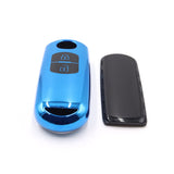 2 Button Blue Car Key Cover To Suit Mazda CX Series