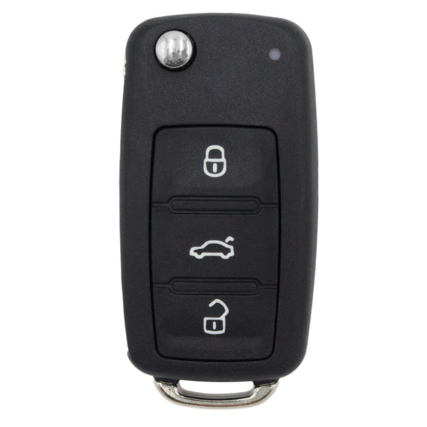 To Suit Volkswagen Beetle/Eos/Golf/Jetta/Polo 3 Button Uncut Key