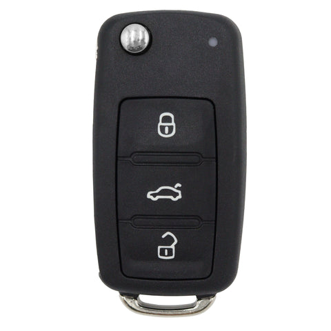 To Suit Volkswagen Beetle/Eos/Golf/Jetta/Polo 3 Button Uncut Key