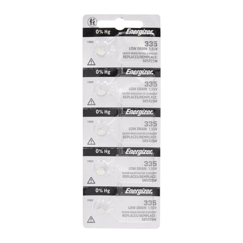 Energizer Silver Oxide Tearstrip Battery 335TZ.Z1 (5 Pack)