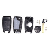4 Button Car Key Replacement Shell To Suit Hyundai i30N, Kona N, Tucson