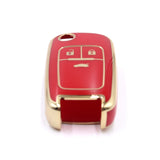 3 Button Red Car Key Cover To Suit Holden