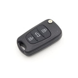 To Suit Hyundai i30 i20 Elantra 3 Button Flip Key Replacement Remote Case/Shell/Blank
