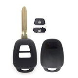 Remote Car Key Blank 2 Button Replacement Shell/Case/Enclosure To Suit Toyota Rav4