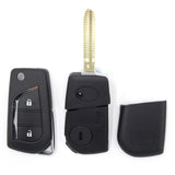 Remote Car Flip Key Blank 2 Button Shell/Case/Enclosure To Suit Toyota Corolla