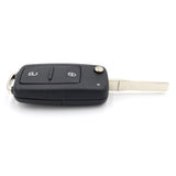 To Suit Volkswagen Beetle Golf GTI Polo Jetta Passat 2 Button Uncut Key