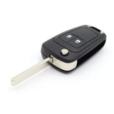 To Suit Holden Barina/Cruze/Trax 2 Button Remote Flip Key Blank Shell/Case/Enclosure