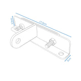 XTRA-LOK XL2A Roller Door Floor Lock - Internal Fit