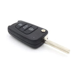 To Suit Hyundai i30 i20 Elantra 3 Button Flip Key Replacement Remote Case/Shell/Blank