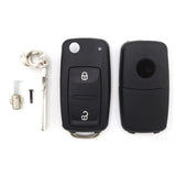 To Suit Volkswagen Beetle Golf GTI Polo Jetta Passat 2 Button Uncut Key