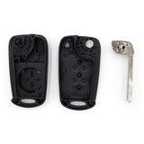 To Suit Hyundai i30 i20 Elantra 3 Button Flip Key Replacement Remote Case/Shell/Blank